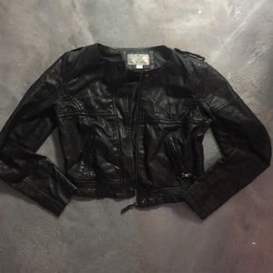 Women’s Black Leather Jacket